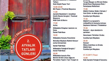 2. Ayvalık tadları festivali başlıyor
