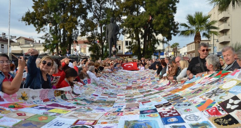 Barış ve Kardeşlik Yorganı Ayvalık’ta açıldı