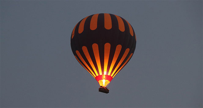Kapadokya’da balon turları iptal edildi
