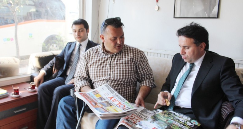 Ayvalık Kaymakamı Görgülüaslan’dan Medya Ayvalık’a nazik ziyaret