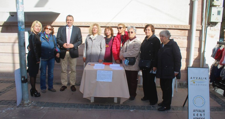 Ayvalık Kent Konseyi’nden cezaevine karşı imza kampanyası