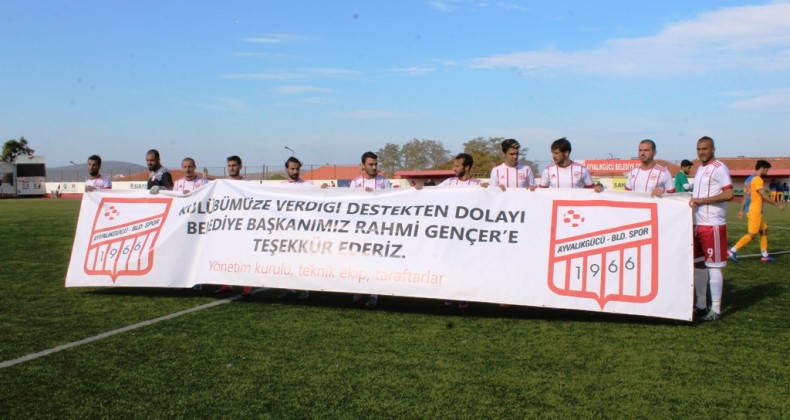 AYVALIKGÜCÜ, BELEDİYE DERİNCE’Yİ 2 GOL İLE GEÇTİ. 2-1.