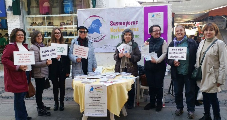 Kadına Şiddetle Uluslar arası Mücadele ve Dayanışma Günü öncesinde sahaya indiler