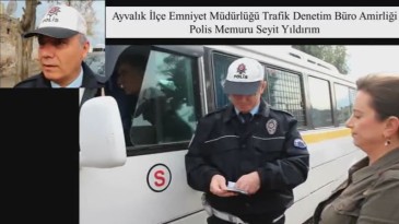 AYVALIK Onbes Eylül Ortaokulun Servis Araçları Denetlendi