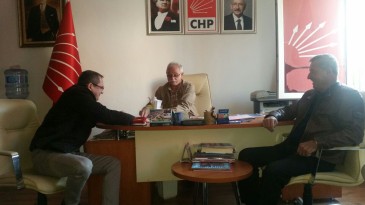 Mesut Ergin’den yeniden üye olduğu CHP’ye nazik ziyaret