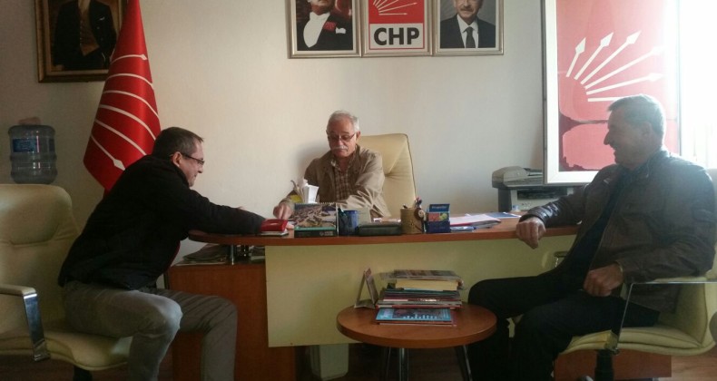Mesut Ergin’den yeniden üye olduğu CHP’ye nazik ziyaret