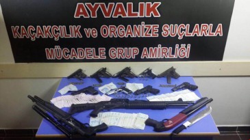 Ayvalık’ta polisten suç örgütüne şafak operasyonu