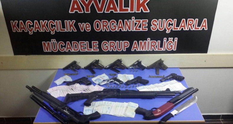 Ayvalık’ta polisten suç örgütüne şafak operasyonu