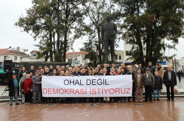 Ayvalık’ta CHP’den OHAL tepkisi