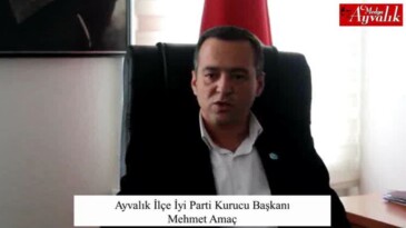 AYVALIK İLÇE İYİ PARTİ KURUCU BAŞKANI MEHMET AMAÇ İLE RÖPORTAJ – ŞUBAT 2018