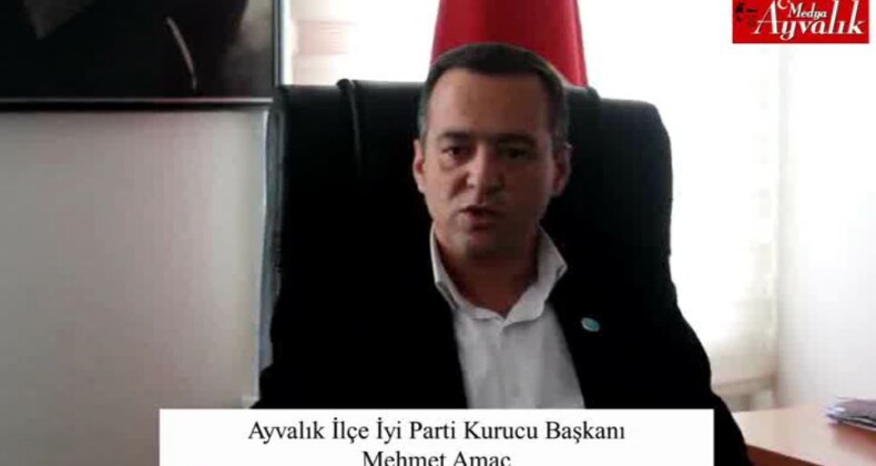 AYVALIK İLÇE İYİ PARTİ KURUCU BAŞKANI MEHMET AMAÇ İLE RÖPORTAJ – ŞUBAT 2018