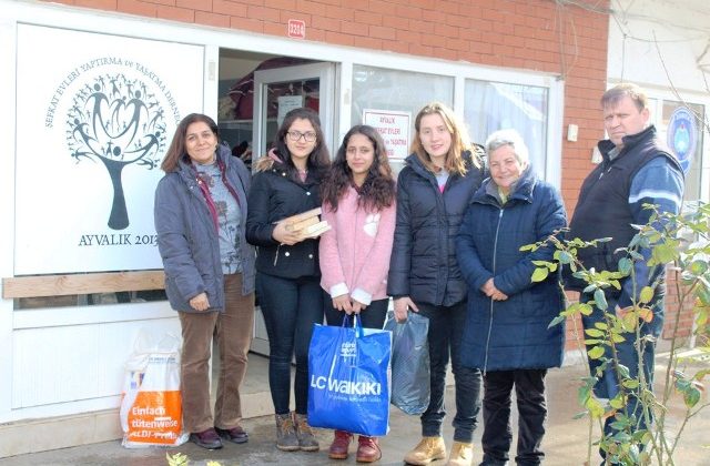 Zübeyde Hanımlı izcilerden şefkatli ellere anlamlı destek