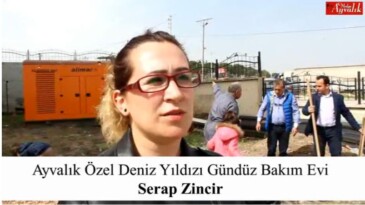 AYVALIK’DA MİNİKLER AĞAÇ DİKTİ