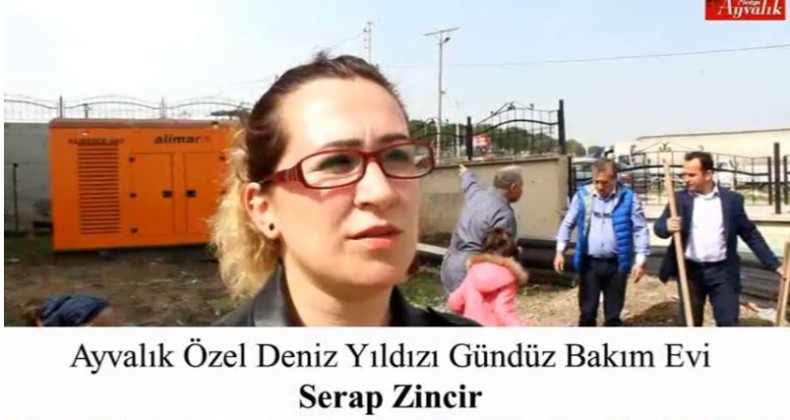 AYVALIK’DA MİNİKLER AĞAÇ DİKTİ