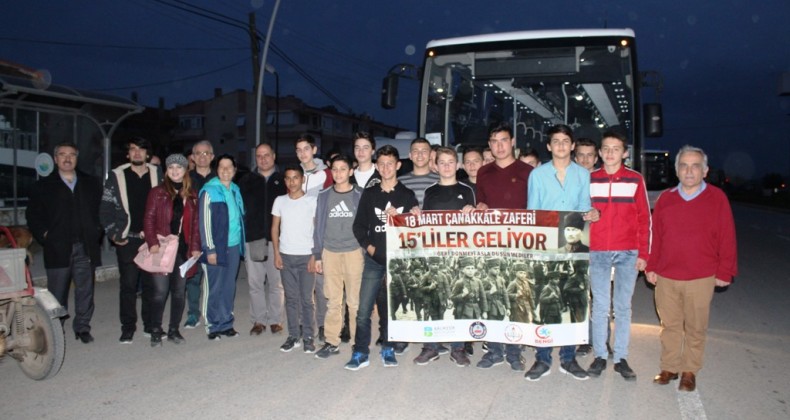 Ayvalıklı 15’liler Çanakkale’de
