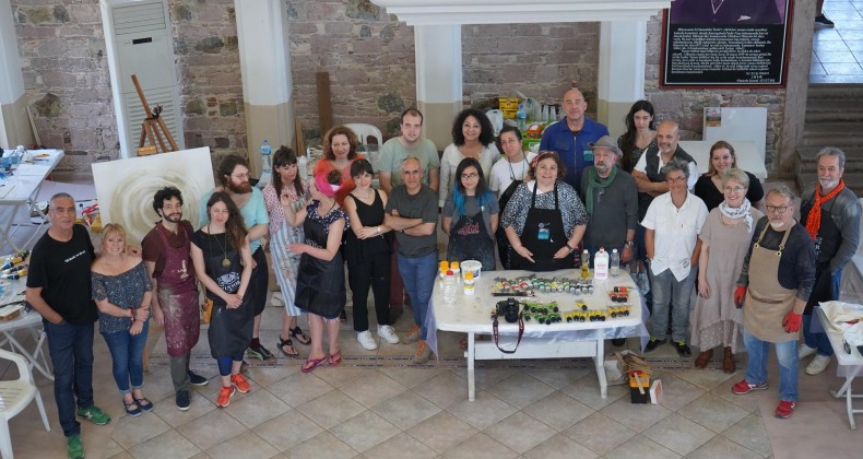 Artclan sanatçıları 4. kez Ayvalık’ta