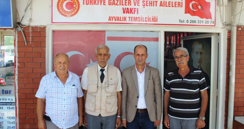 Şanlıurfalı gazilerden Ayvalıklı gazilere anlamlı ziyaret