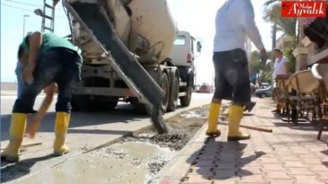 Ayvalık Belediye Sarımsaklı´da çözüm üretiyor