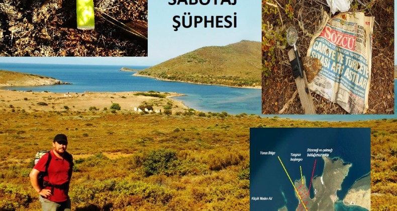 Ayvalık’taki yangınlarda sabotaj şüphesi