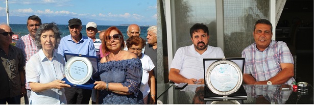 Engürü sitesinden Hakan Kayaalp ve Tabiat Parkı Platformuna plaketli teşekkür