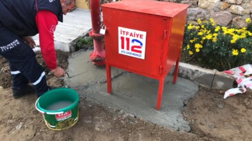 Ayvalık’ta itfaiyeden akıllı çözüm