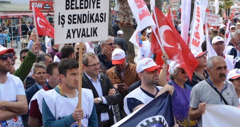 Ayvalık’ta 1 Mayıs coşkusu