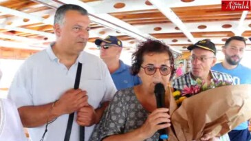 Ayvalık’ta engellilerden Mihrimah Sultan ile tekne turu 2019