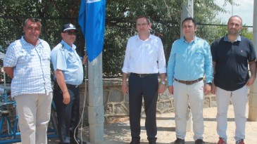 Engürü ve Duba Plajlarında mavi bayrak gururu