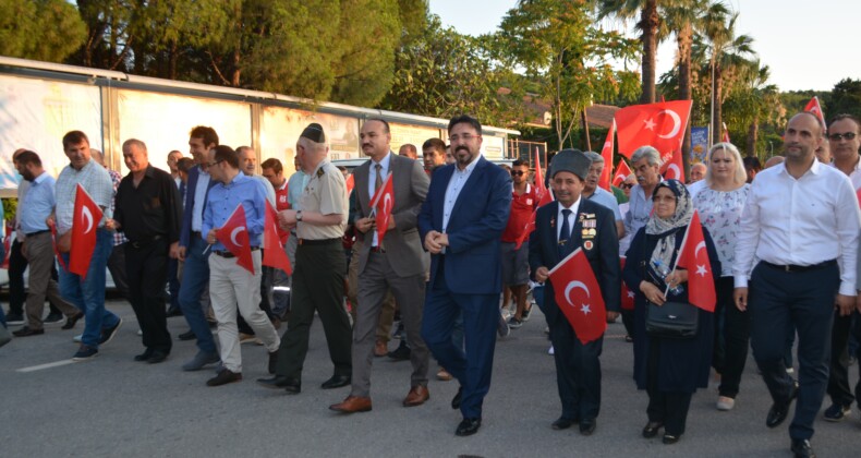Ayvalık’ta ’15 Temmuz destanı’ unutulmadı