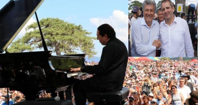BAŞKAN ERGİN, FAZIL SAY’IN SU VE VİCDAN NÖBETİ’NE DESTEK KONSERİNE KATILDI