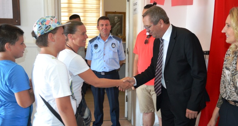 Başkan Ergin halkla bayramlaştı