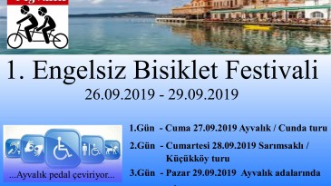 1. Ayvalık Engelsiz Bisiklet  festivali Eylüd´de