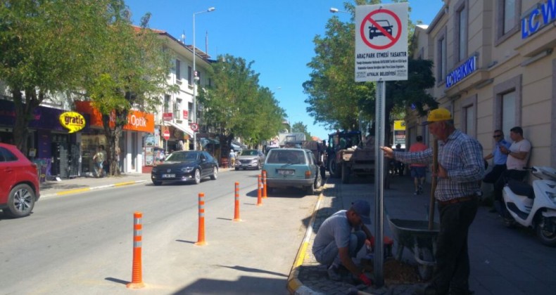 Ayvalık’taki trafik keşmekeşine dubalı çözüm