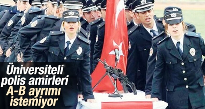 B Grubu polis amirlerinden ‘eşitlik’ talebi