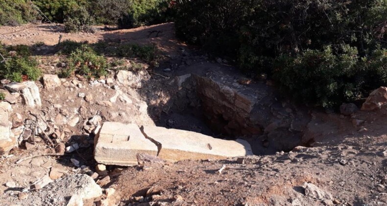 Ayvalık’ta Balık Adası’nda kaçak tarihi eser kazısı yapılıyor iddiası