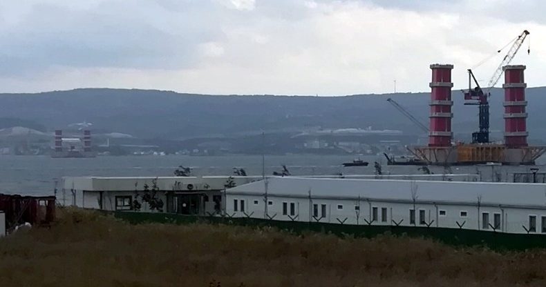 Çanakkale Köprüsü’nün ayakları yükseliyor