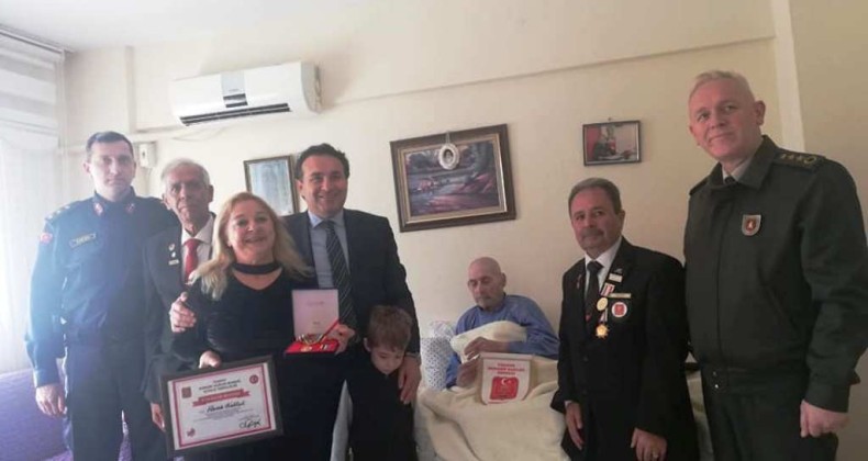 Kaymakam Görgülüarslan’dan 92 yaşındaki Kore Gazisi’ne büyük gurur