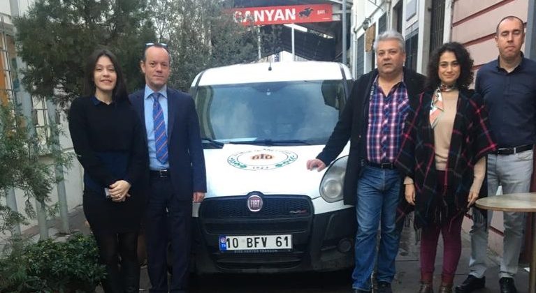 Ayvalık’ta ATO’dan Elazığ’a insani destek