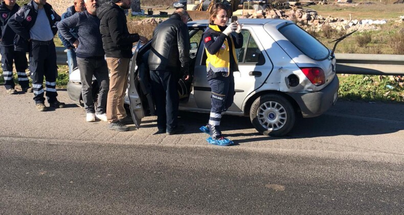 Ayvalık’ta trafik kazası, 4 yaralı