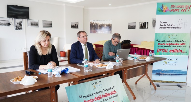 Ayvalık Tabiat Parkı için tek yürek oldular
