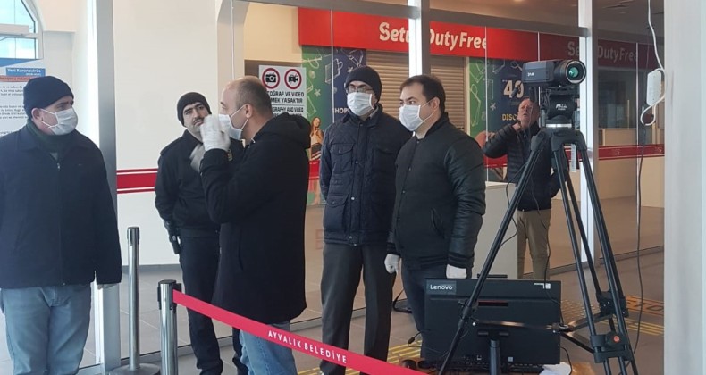 Ayvalık Deniz Hudut Kapısı’na termal kamera