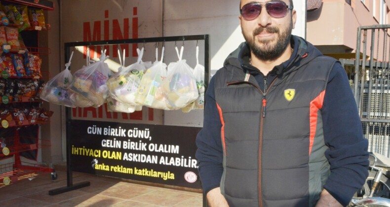Askıda Ekmek uygulamasıyla “Askıda Erzak Poşeti”