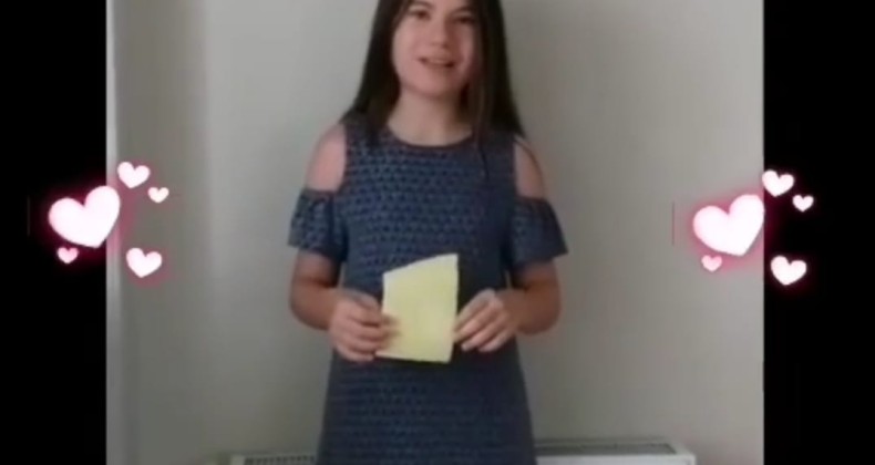 Çektikleri videolarla bayramlaştılar