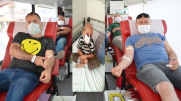 Ayvalık  “Minik Uğur” ve tüm lösemililer için kök hücre ve kan bağışına koştu