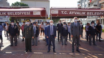 Ayvalıkta Altınova’nın Kurtuluşu’nun 98. Yıl dönümü törenle kutlandı