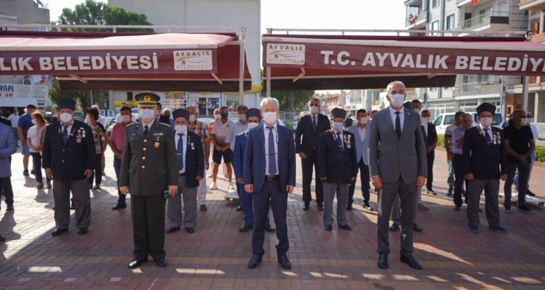 Ayvalıkta Altınova’nın Kurtuluşu’nun 98. Yıl dönümü törenle kutlandı