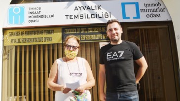 Ayvalık’ta İnşaat Mühendisleri ve Mimarlardan şiddet olaylarına sert tepki