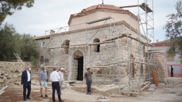Tarihi Kadı Camii restorasyon çalışmalarında sona yaklaşıldı