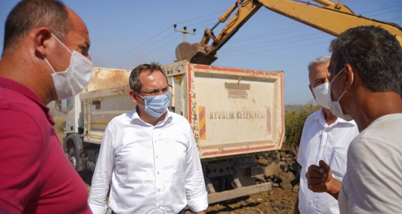 Ayvalık’ta 72 bin metrekarelik yol hamlesi