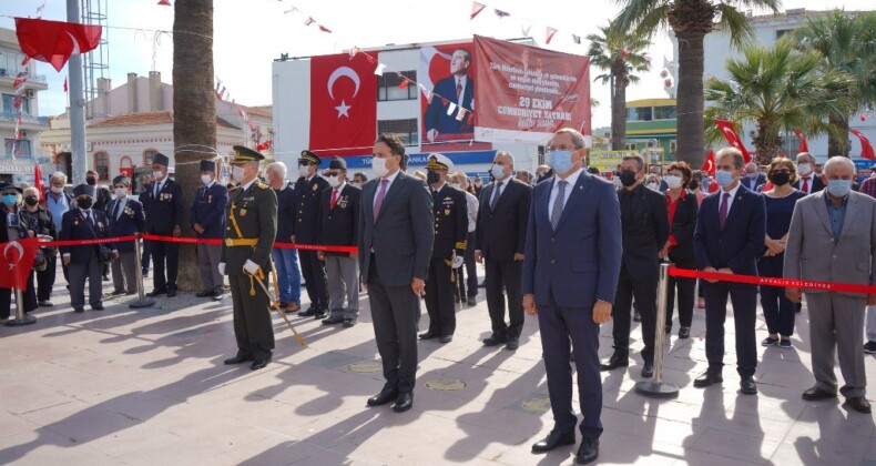 Ayvalık’ta Cumhuriyet’in 97. yıldönümü coşkusu